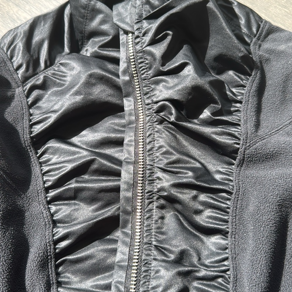 Adidas by Stella McCartney Women's Black Fleece Jacket. Size S.